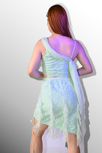 Mint frill 2 piece set