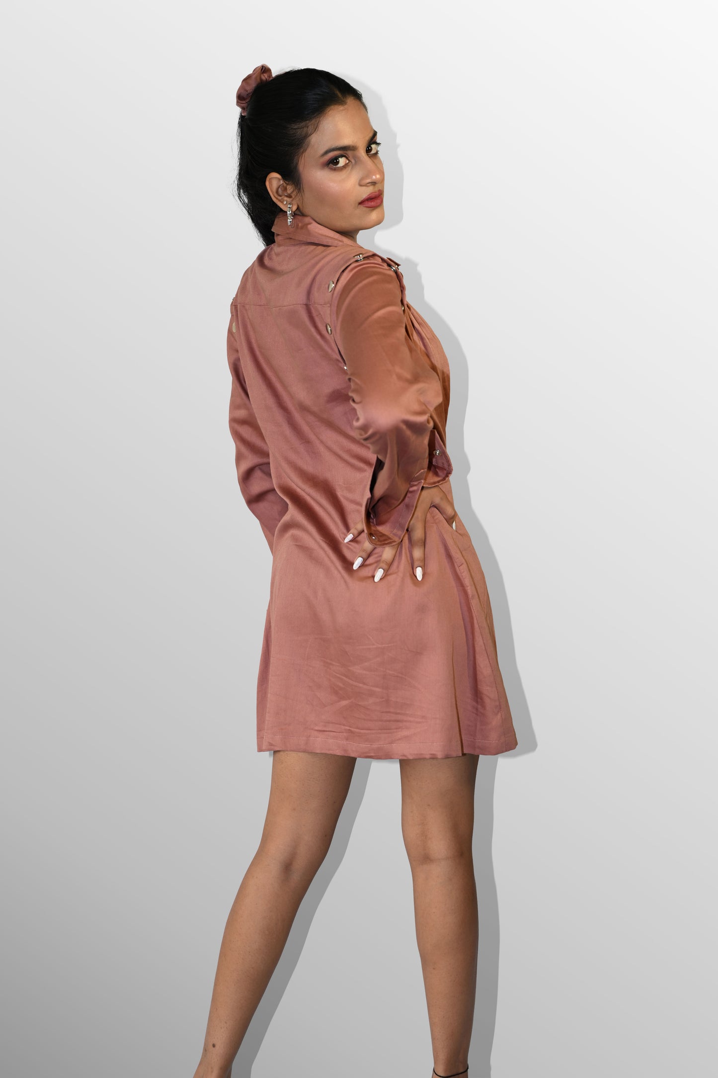 Brown Shirt dress