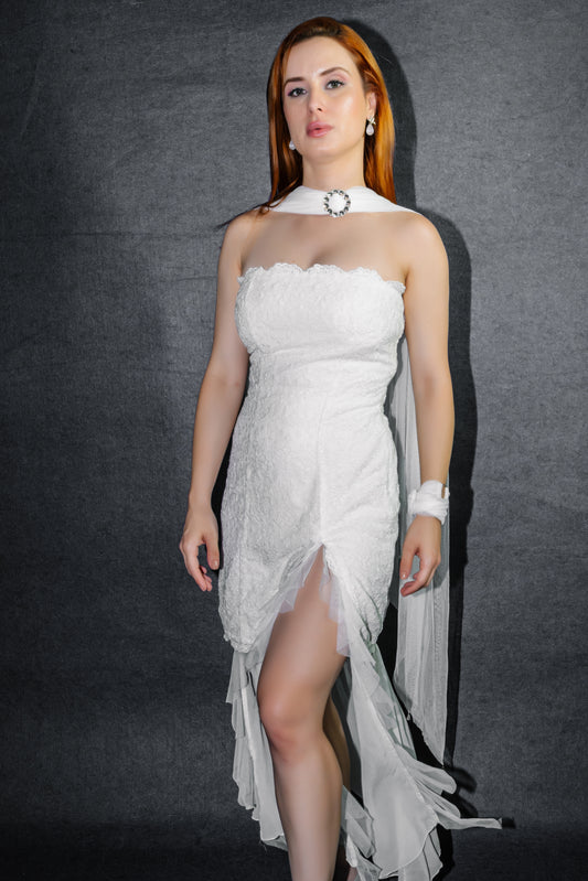 White lace 3 piece set