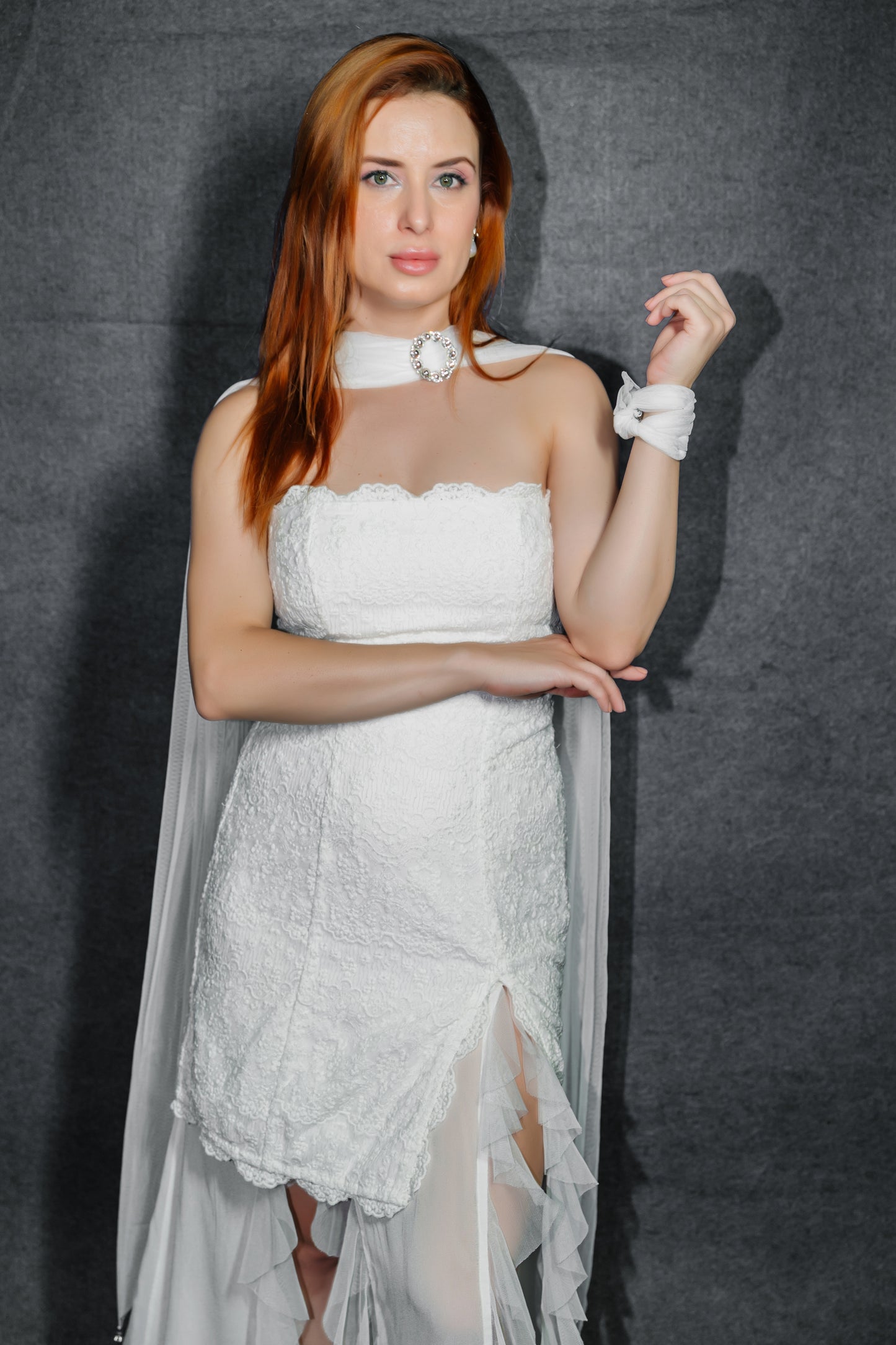 White lace 3 piece set