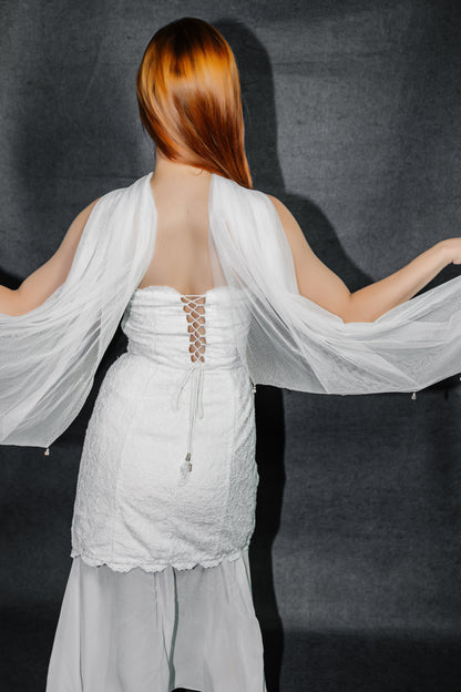 White lace 3 piece set